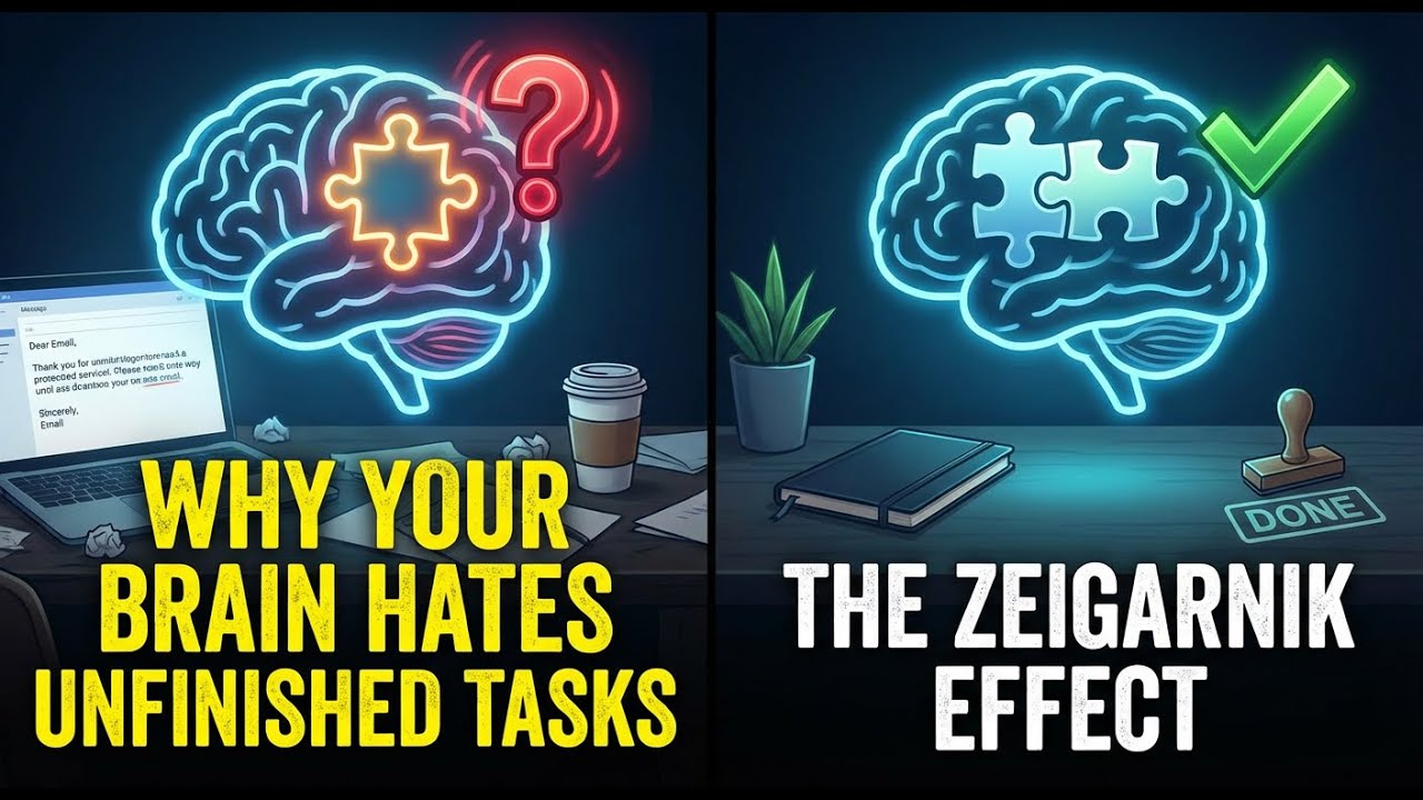 Why Your Brain Hates Unfinished Tasks | The Zeigarnik Effect