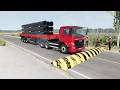 Truck vs Speedbump - BeamNG.Drive 🚛🚜🚚