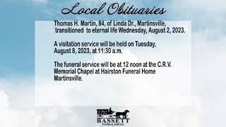 Obits for August 8, 2023