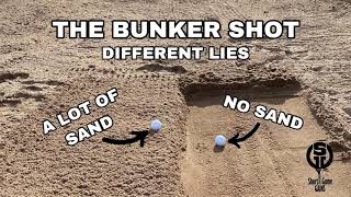 Different lies in the bunker. No sand VS a lot of sand screenshot 5