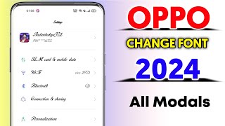 Oppo mobile me font style kaise change kare ।। how to change font style in oppo phone 2024 | screenshot 2