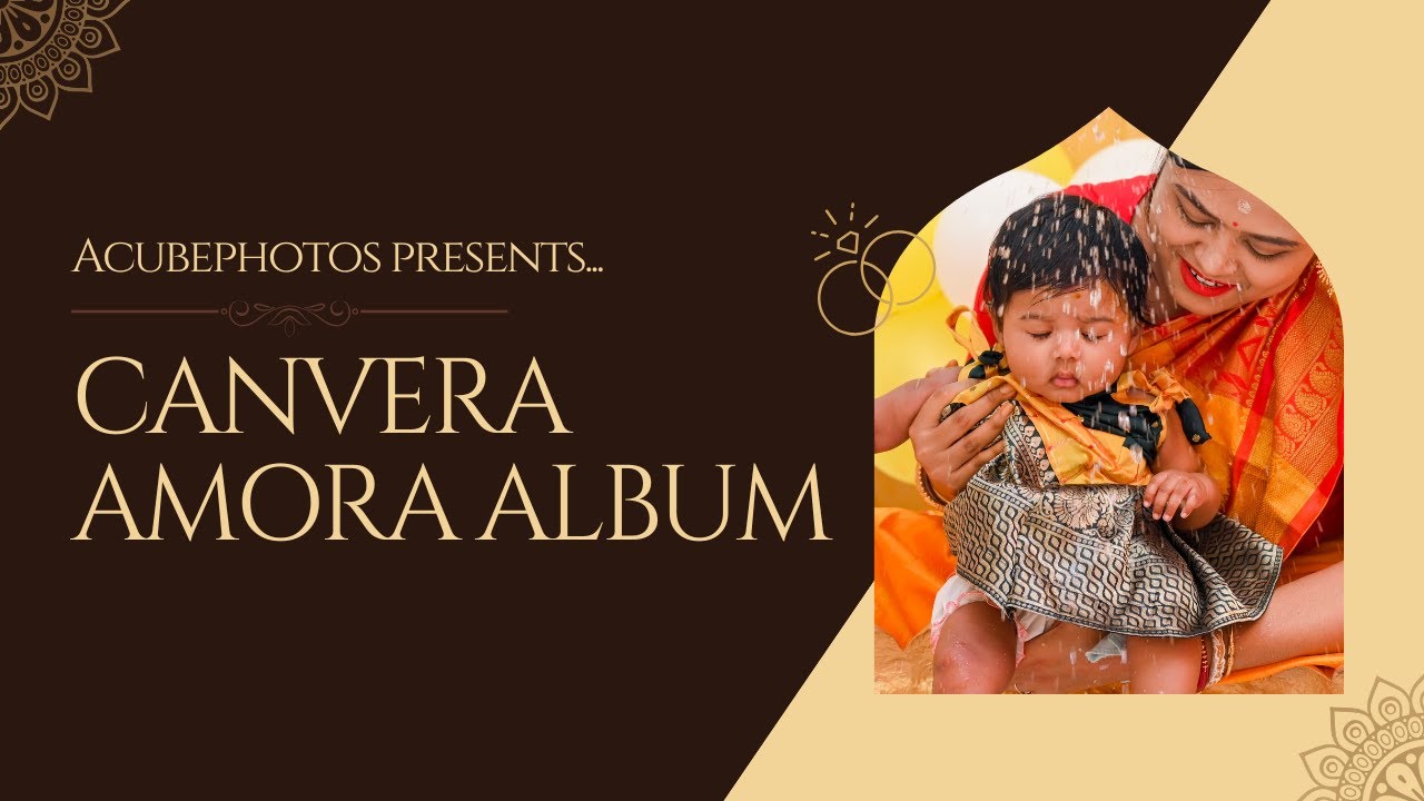 Canvera Amora Album || Premium Range || Rice Ceremony Album || ACubePhotos