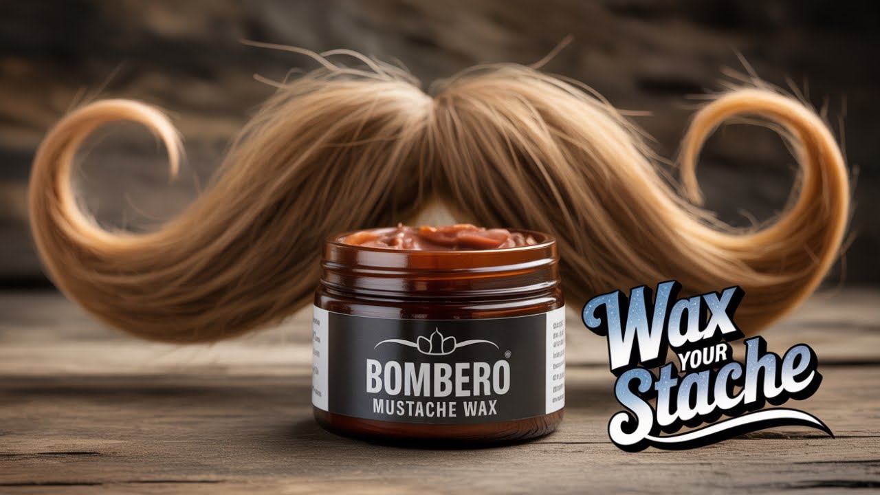 Mustache Styling with Pink Soap Bombero Mustache Wax