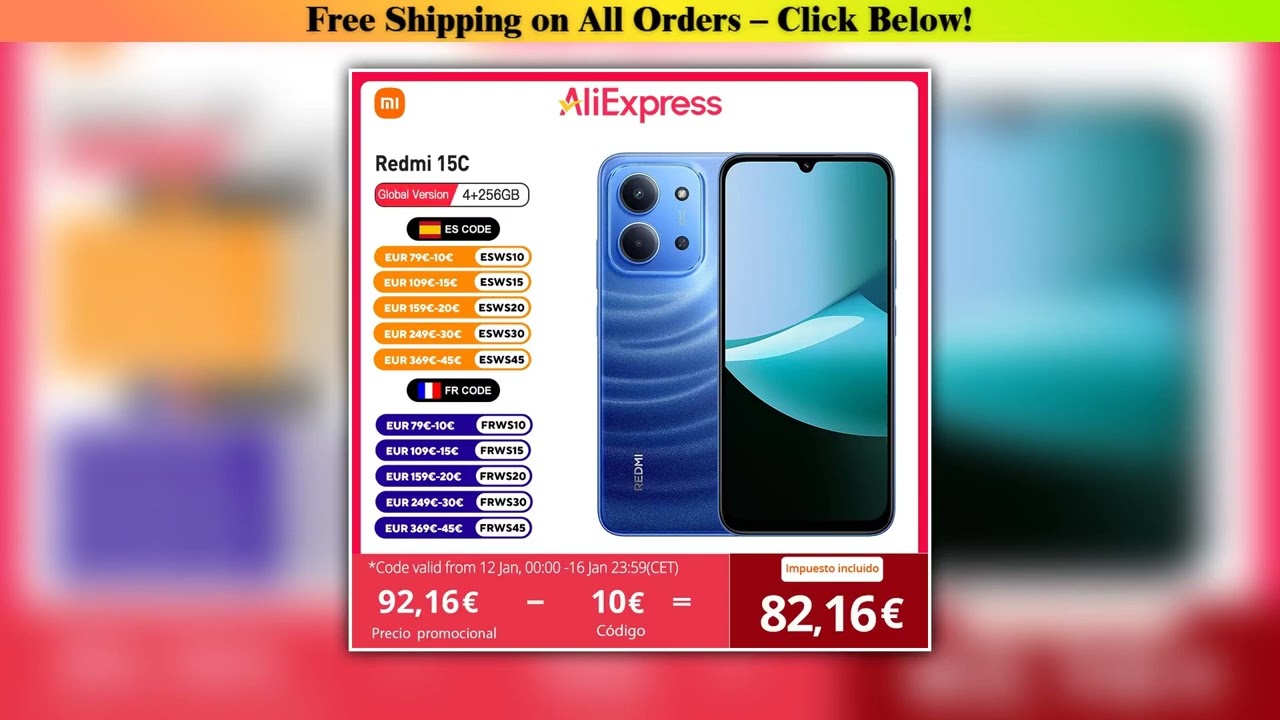 Xiaomi Redmi 15C Global Version MediaTek Helio G81 Ultra, 6.9" Display, 120Hz, 50MP Camera,