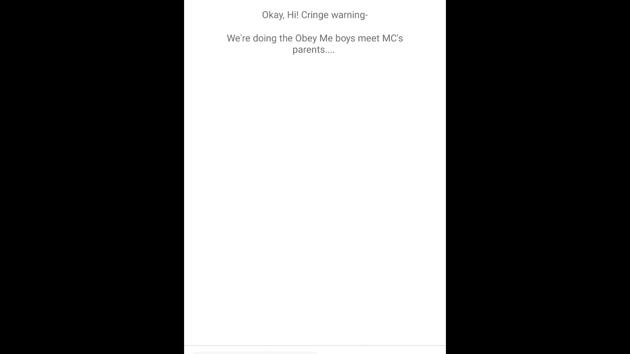 Obey Me Boys Meet MC's Parents | 1/? | Gacha Siblings