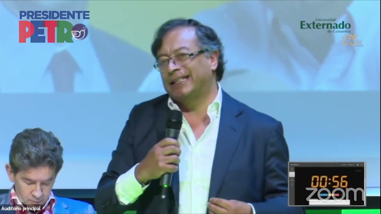 Tremendo cierre de Gustavo Petro en debate de candidatos en la Universidad Externado