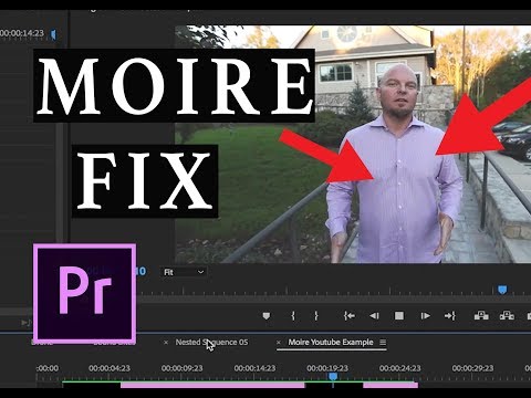 Come risolvere Moire & Aliasing in Premire Pro CC
