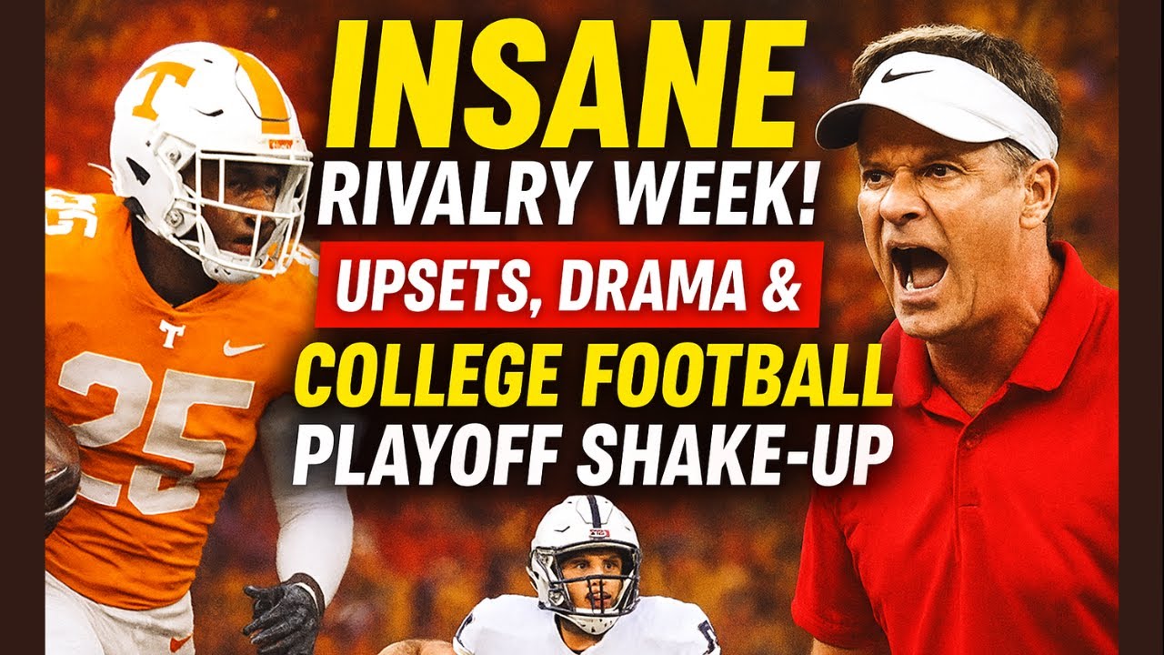 INSANE Rivalry Week! Upsets, Drama & College Football Playoff Shake-Up
