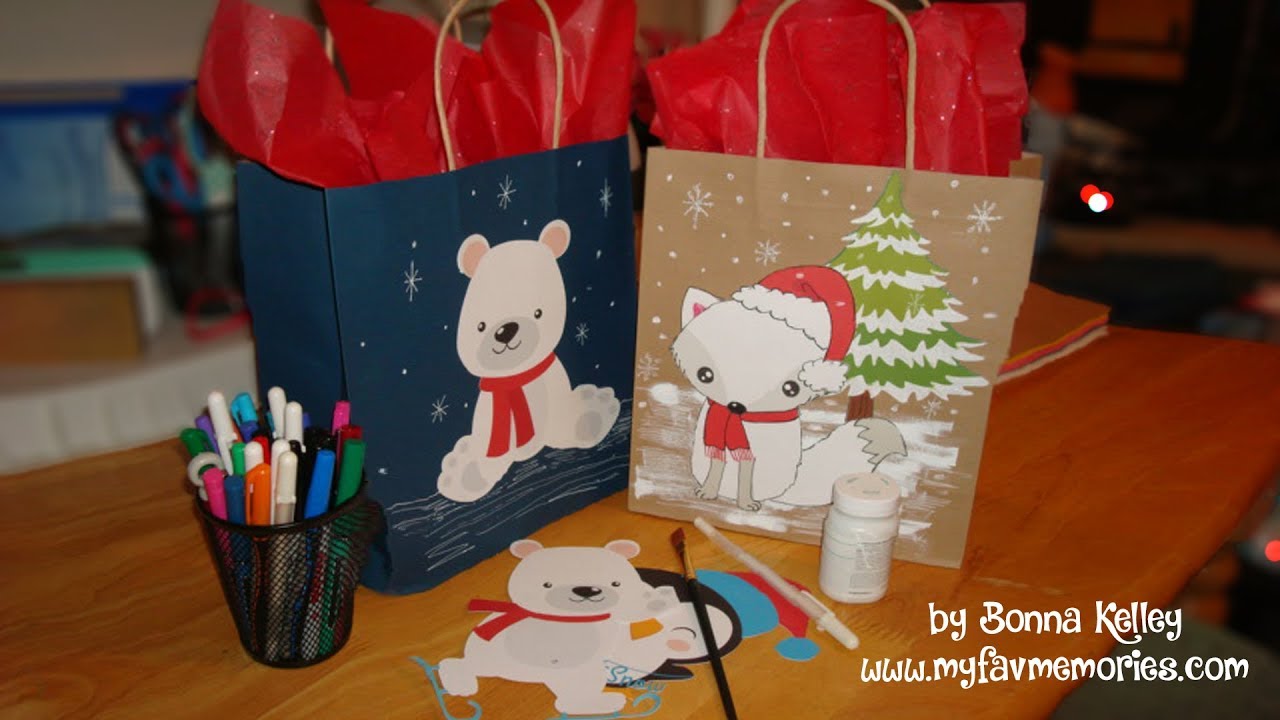 How to Personalized Gift Bags | 50 cent Dollar Tree Bag become Priceless  (2017)