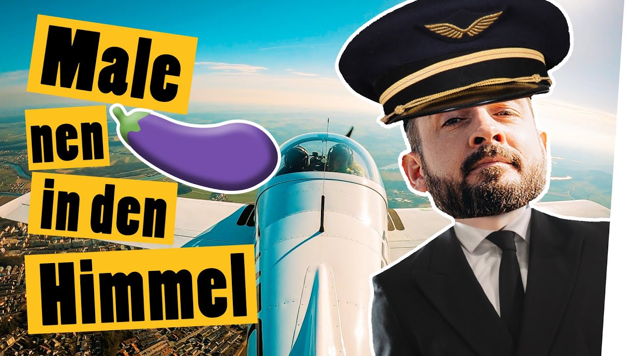 ✈️ Male nen P*mmel in den Himmel mit dem Flugzeug || Das schaffst du nie!
