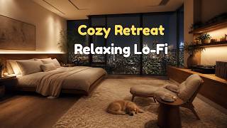 🌿 A Cozy Green Bedroom at Night 🐶 | Extra Slow Solo Guitar for Deep Relaxation