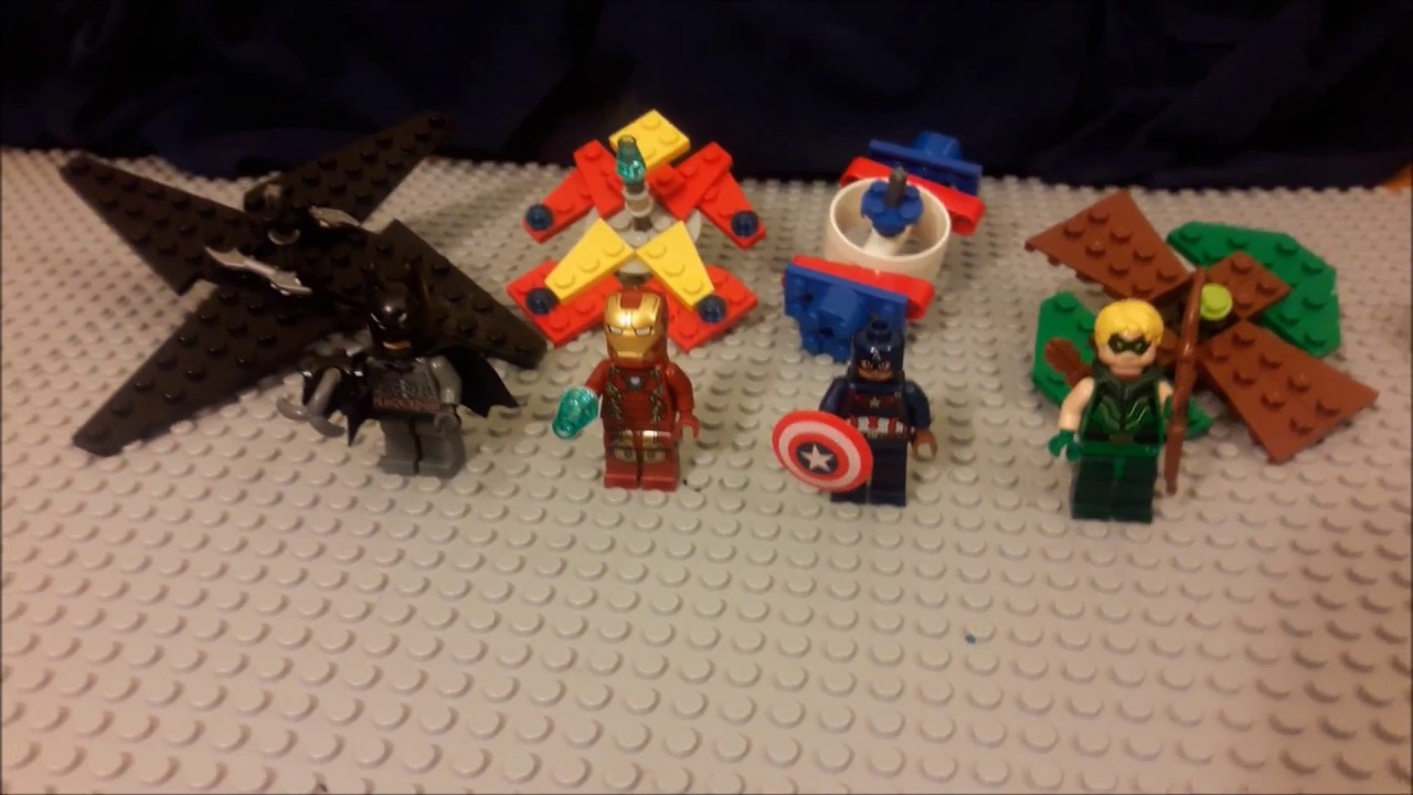 Superhero Lego Spinners