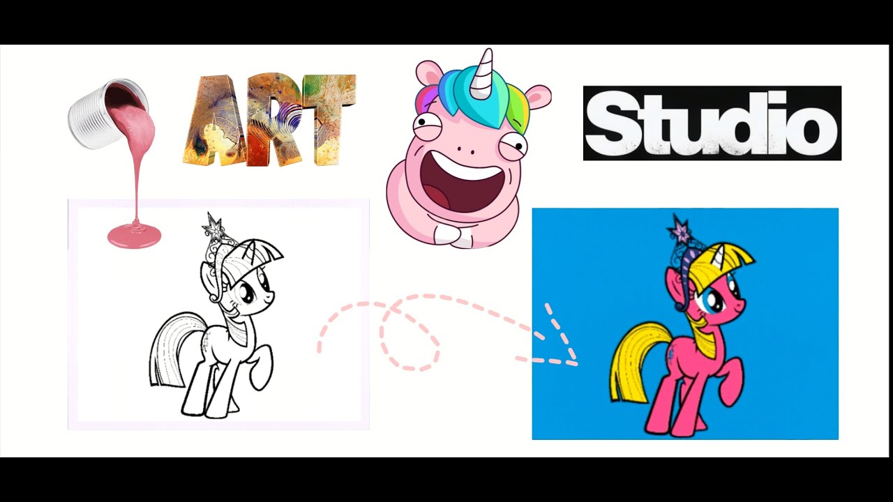 😍I unlocked the Art Studio pt 2 | My Little Pony Color by Magic