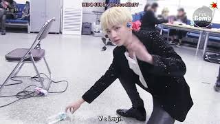 [INDO SUB] [BANGTAN BOMB] V's new game Feat  a water bottle - BTS (방탄소년단)