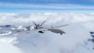 [MAYA] 3D modeling and animation - MQ- 9 REAPER DRONE