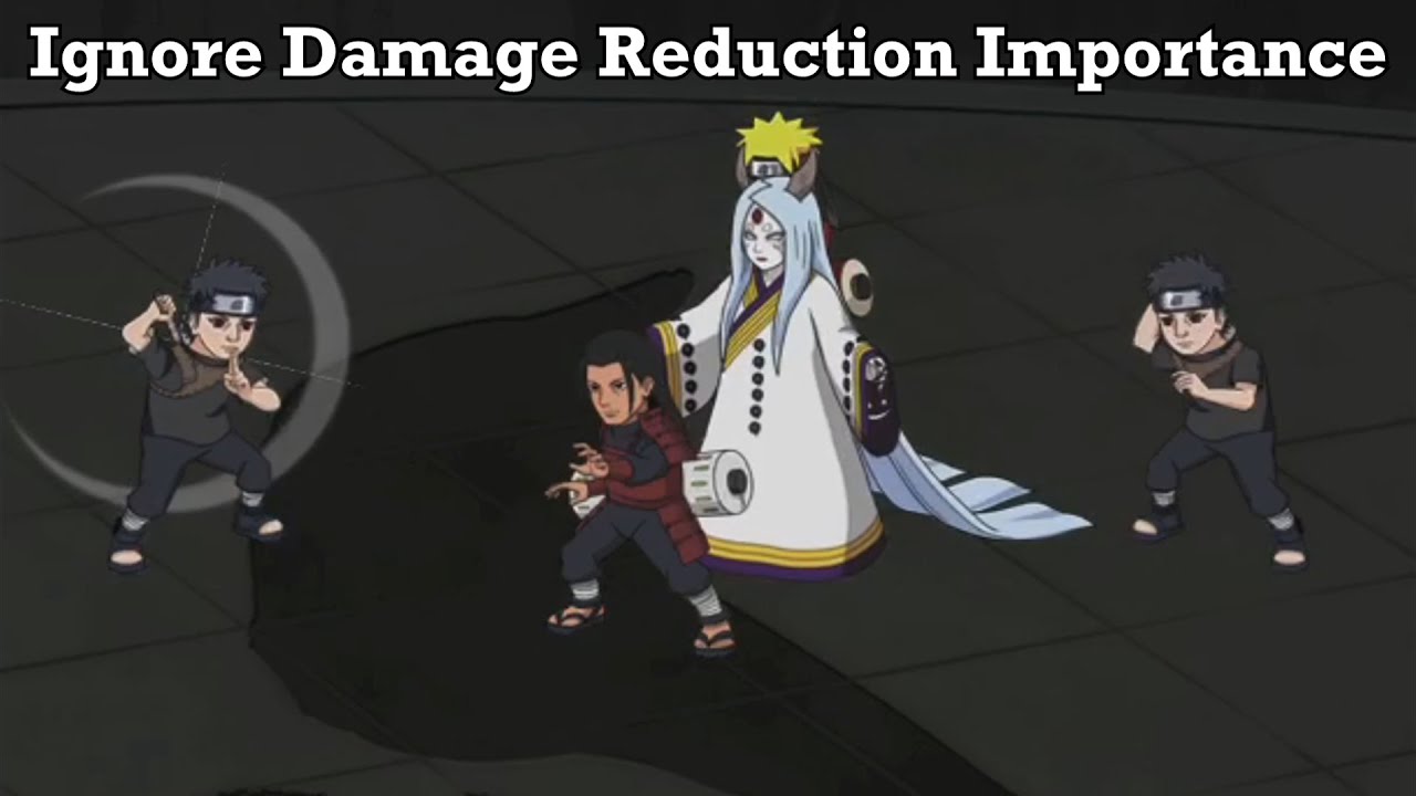 Naruto Blazing - PvP: The Importance Of Ignoring Damage Reduction Ability For BB Shisui [Read Desc.]