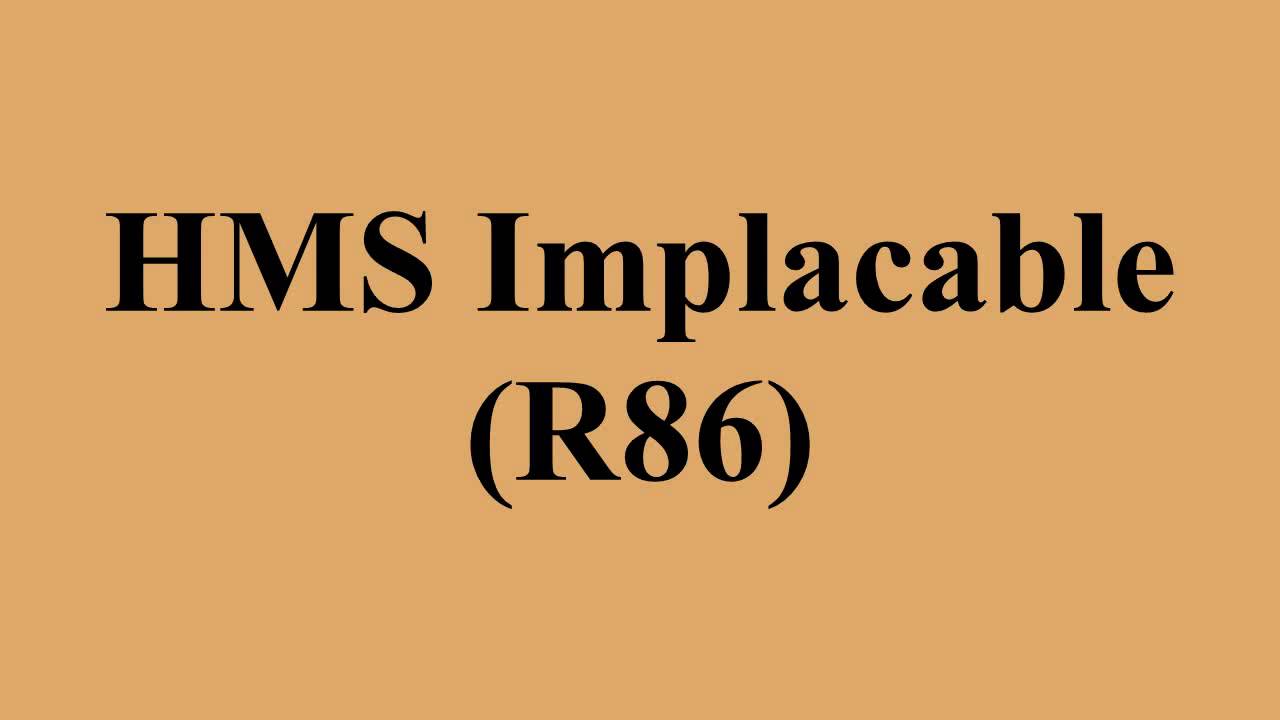 HMS Implacable (R86)