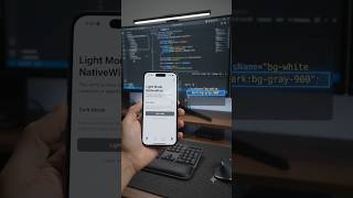 Dark Mode in 1 line of code π #reactnative Dark Mode in 1 line of code π #reactnative