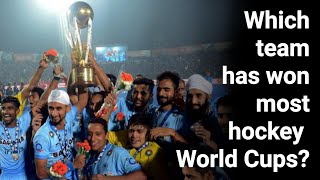 Which team has won the most hockey World Cups? | Who won most hockey world cup