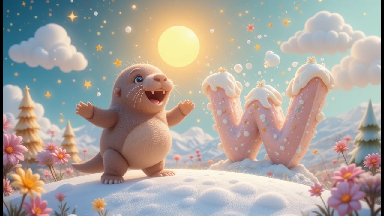 W is for Walrus | Fun Alphabet Song for Kids | Learn Letters & Animals with Joyful Rhymes 🦭🎶📚