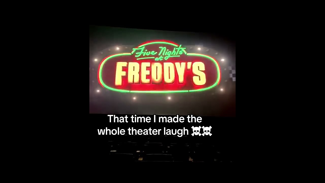 Bro Got The Whole Theater Laughing Five Nights At Freddy S Movie MEME