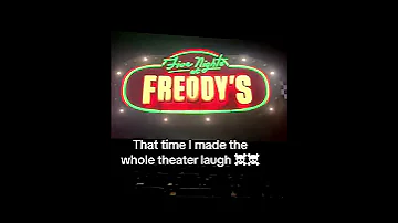 Bro Got The Whole Theater Laughing Five Nights At Freddy S Movie MEME 