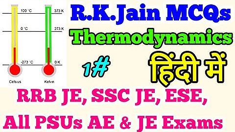 R.K.Jain Thermodynamics MCQs Part 1