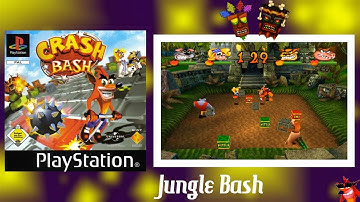 Crash Bash - Jungle Bash - [Trophy + Gem + Crystal] || Warp Room 1
