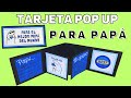 El mejor regalo para PAPÁ | Tarjeta pop up expandible