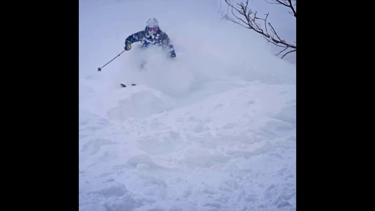 Fresh powder skiing⛷❄️ Patrick Bätz at Saint Anton Am Arlberg