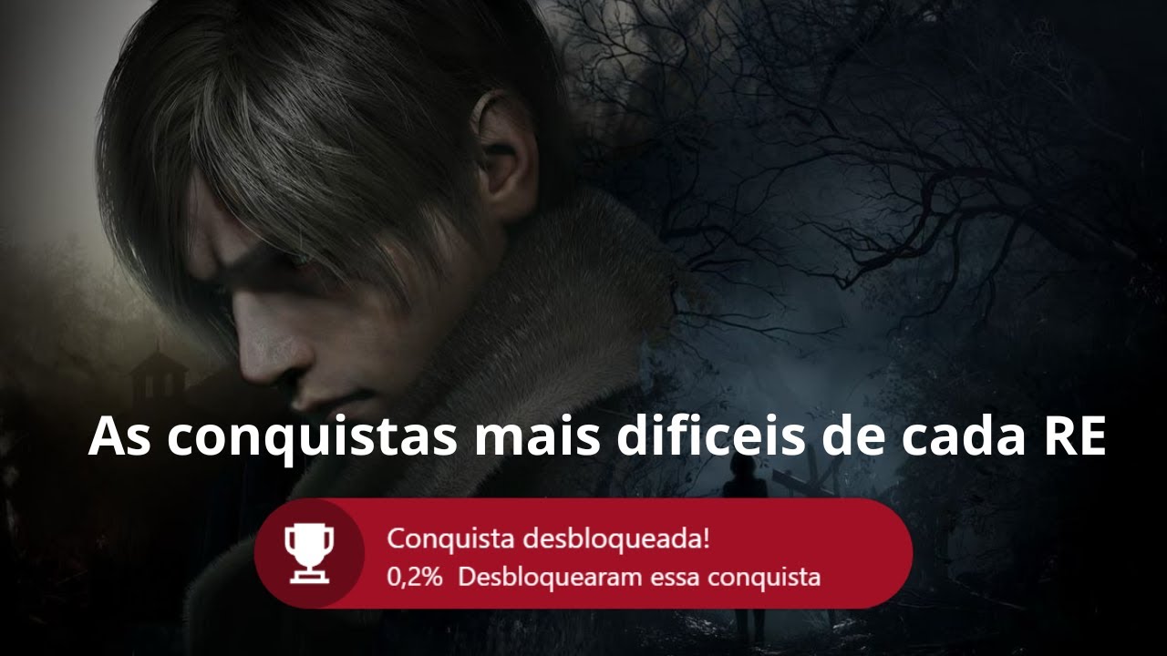 As conquistas mais difíceis de cada Resident evil!