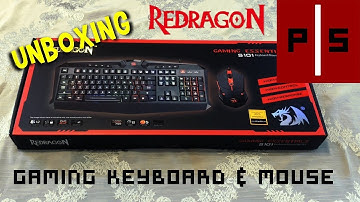 Unboxing | Redragon S101 Gaming Keyboard & Mouse | 4K