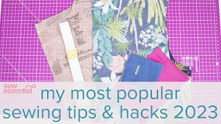 My Most Popular Sewing Tips & Hacks of 2023