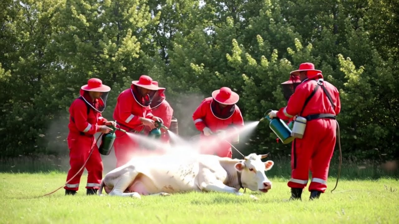 AI Rescue Story: Dairy Cow Saved from Dangerous Insect Nest by Rescue ...