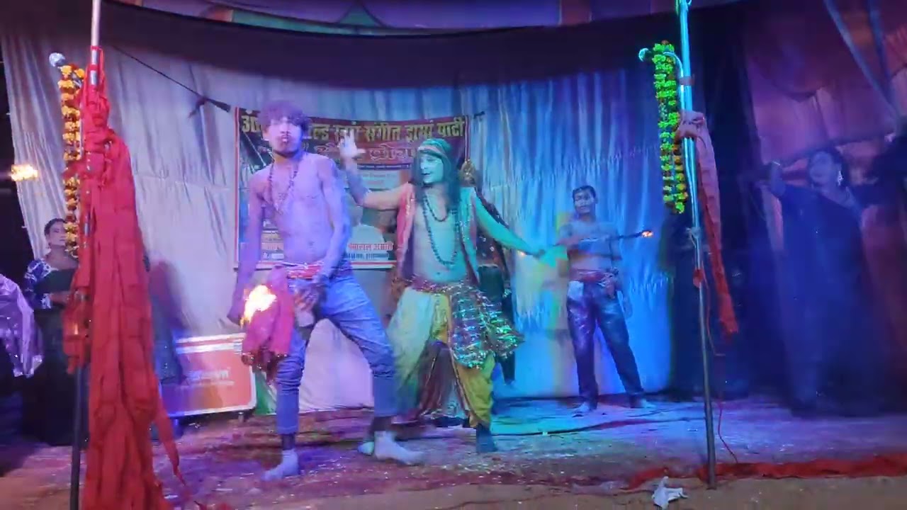 #आकाश गोल्ड़ स्टार संगीत ड्रामा पार्टी जखिरा घुघली महराजगंज. up   का नंबर 1 नाच  होली खेले मशाने में