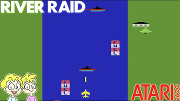 River Raid - Atari 2600 Gameplay #BennyBros🎮