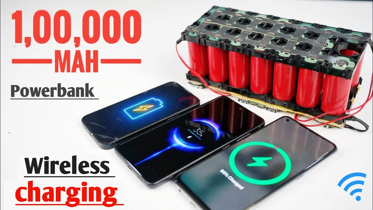 Making 100000mAH Wireless Powerbank fast charging at home Creative