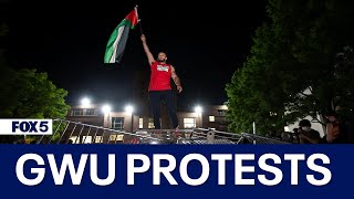 GWU president speaks out against pro-Palestine protesters