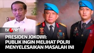 Wawancara Khusus Presiden Jokowi Bersama Karni Ilyas Bukabukaan Kasus Sambo  Tvone