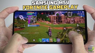 Samsung Galaxy M54 Fortnite Gameplay Update 2024 | Exynos 1380