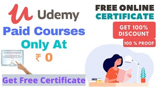 Now You Can Get Udemy Paid Courses For Free | Udemy Online Certificate Is Free Now | *UDEMY IS FREE*