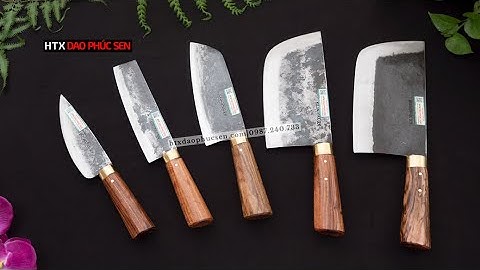 DAO PHÚC SEN, BỘ DAO 5 MÓN ĐẦY ĐỦ CHỨC NĂNG KIỂU DÁNG MỚI LẠ - HÀNG CHUẨN CỦA HTX DAO PHÚC SEN