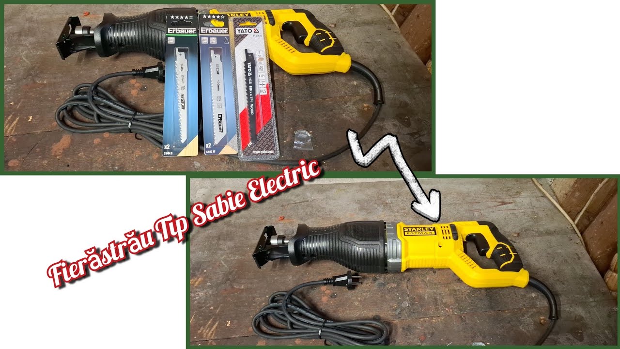 Fierăstrău Electric Tip Sabie Stanley Fatmax FME 360- QS 900w, 3200 cmp