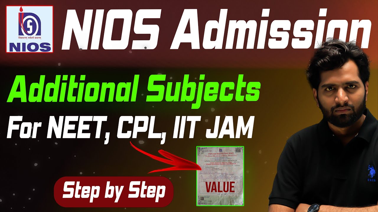 NIOS Admission In Additional Subjects Class 12th NIOS Additional NIOS Admission In Additional Subjects Class 12th NIOS Additional