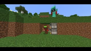 (Minecraft Speedrunner vs full diamond juggernaut)