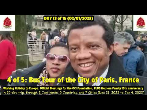 Day 13 (Paris, France): OCI Foundation's Working Tour to Europe; Jan 2, 2023