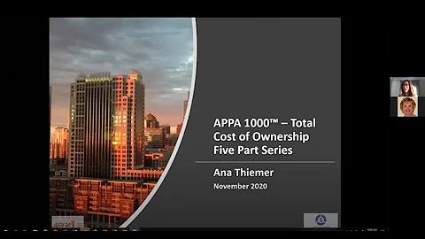 APPA 1000 - Total Cost of Ownership: Module 3
