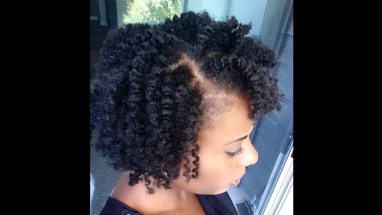 Flat Twist Out on WET Natural Hair | 4C Natural Hair - YouTube