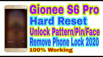 Gionee S6 Pro Hard Reset||Remove Phone Lock 2020||Unlock Pattern/Pin/Face/Password 100% Working