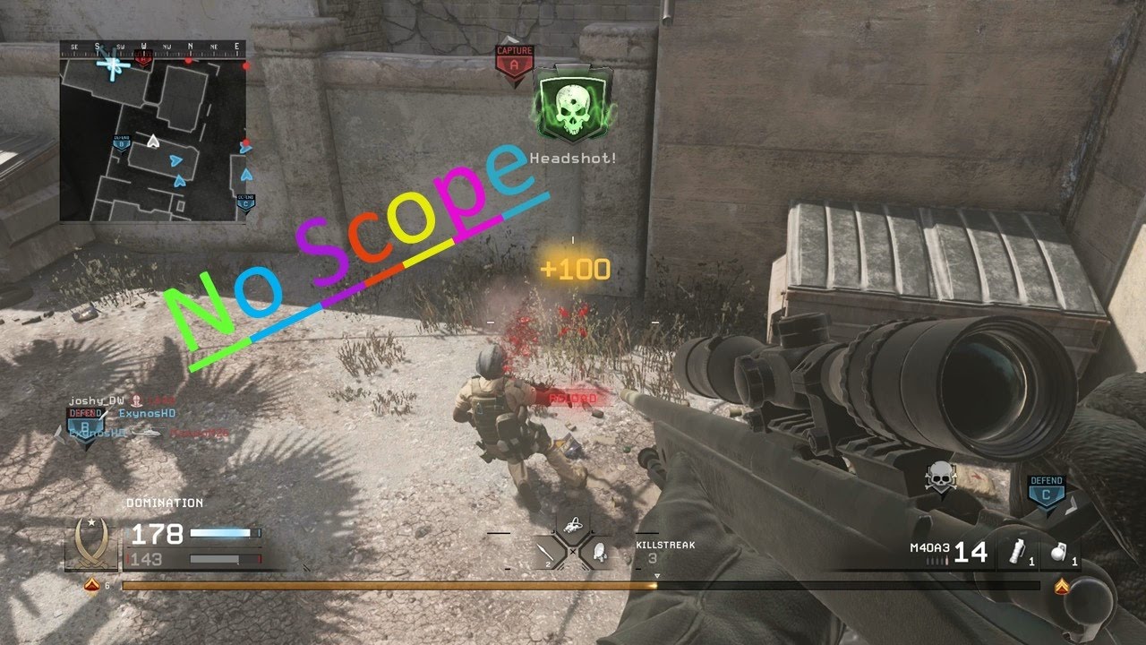 MWR: INSANE NO SCOPE (Sniper Montage)